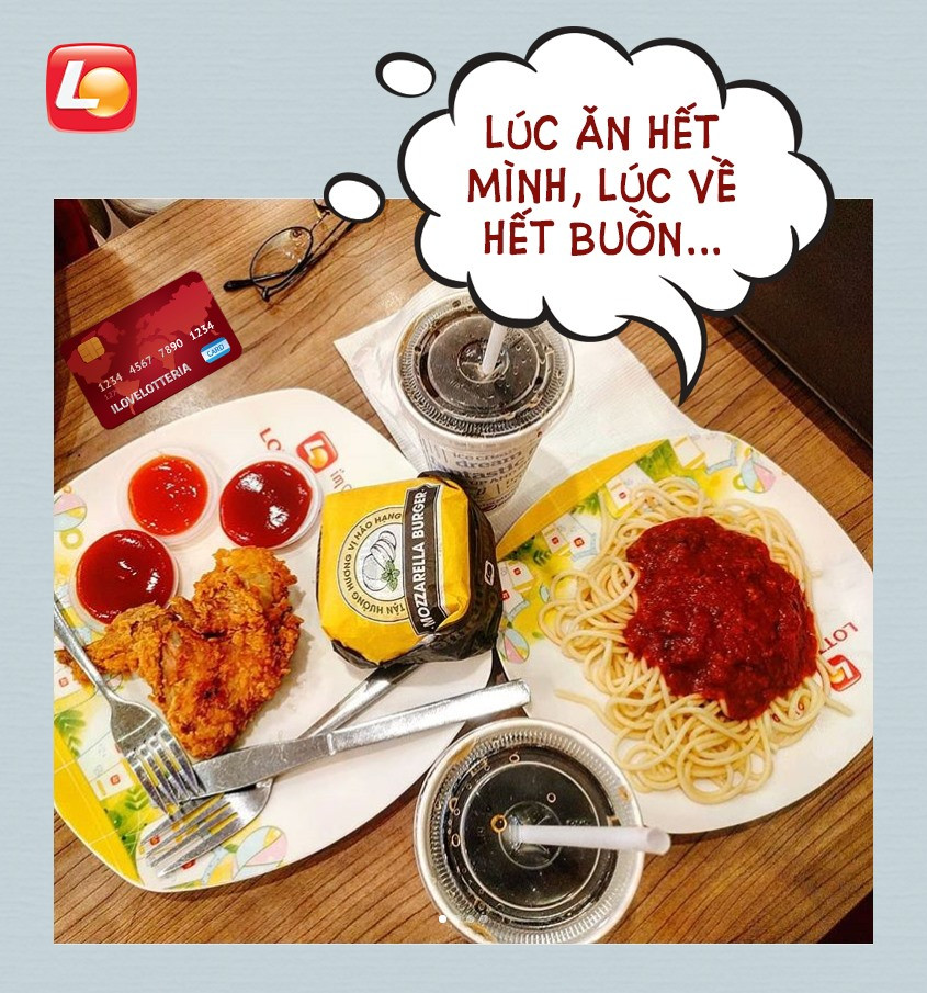 Những miếng gà rán Lotteria giòn ngon khó cưỡng