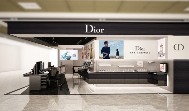 Nội thất sang trọng của boutique Dior tại Vincom Đồng Khởi