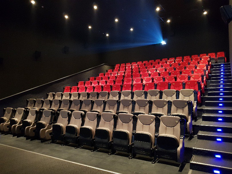 Nội thất sang trọng của phòng chiếu phim tại CGV Vincom Sơn La