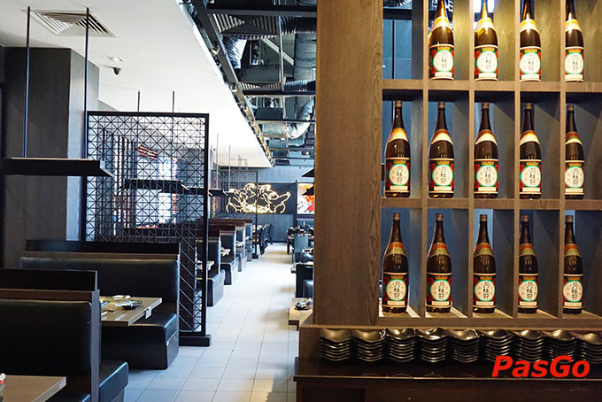 Nội thất sang trọng của Sumo Yakiniku Vincom Đà Nẵng
