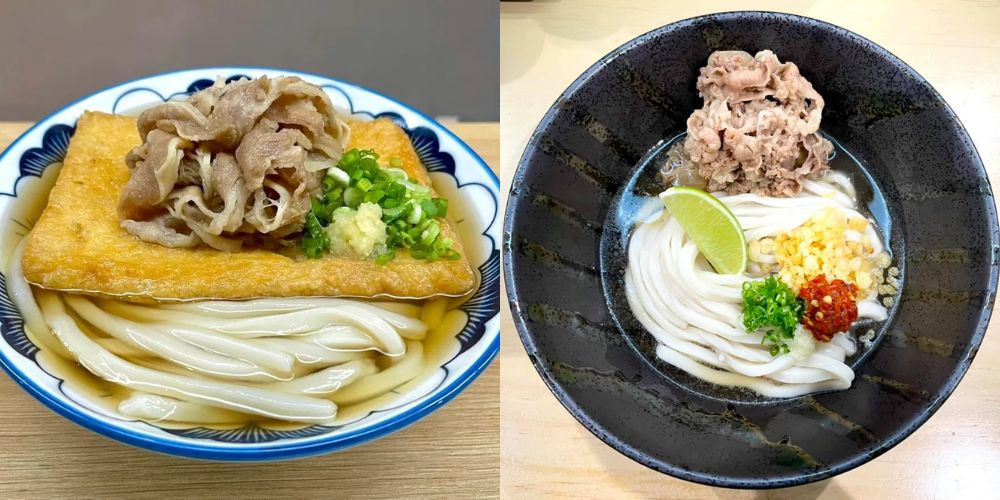 Nước dùng thanh ngọt cùng sợi mì tươi tại Ichifuji Udon