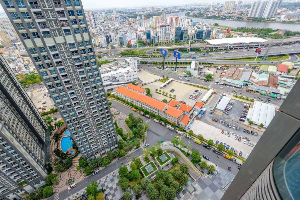 Phòng ngủ tiện nghi trong căn hộ cho thuê Landmark 81