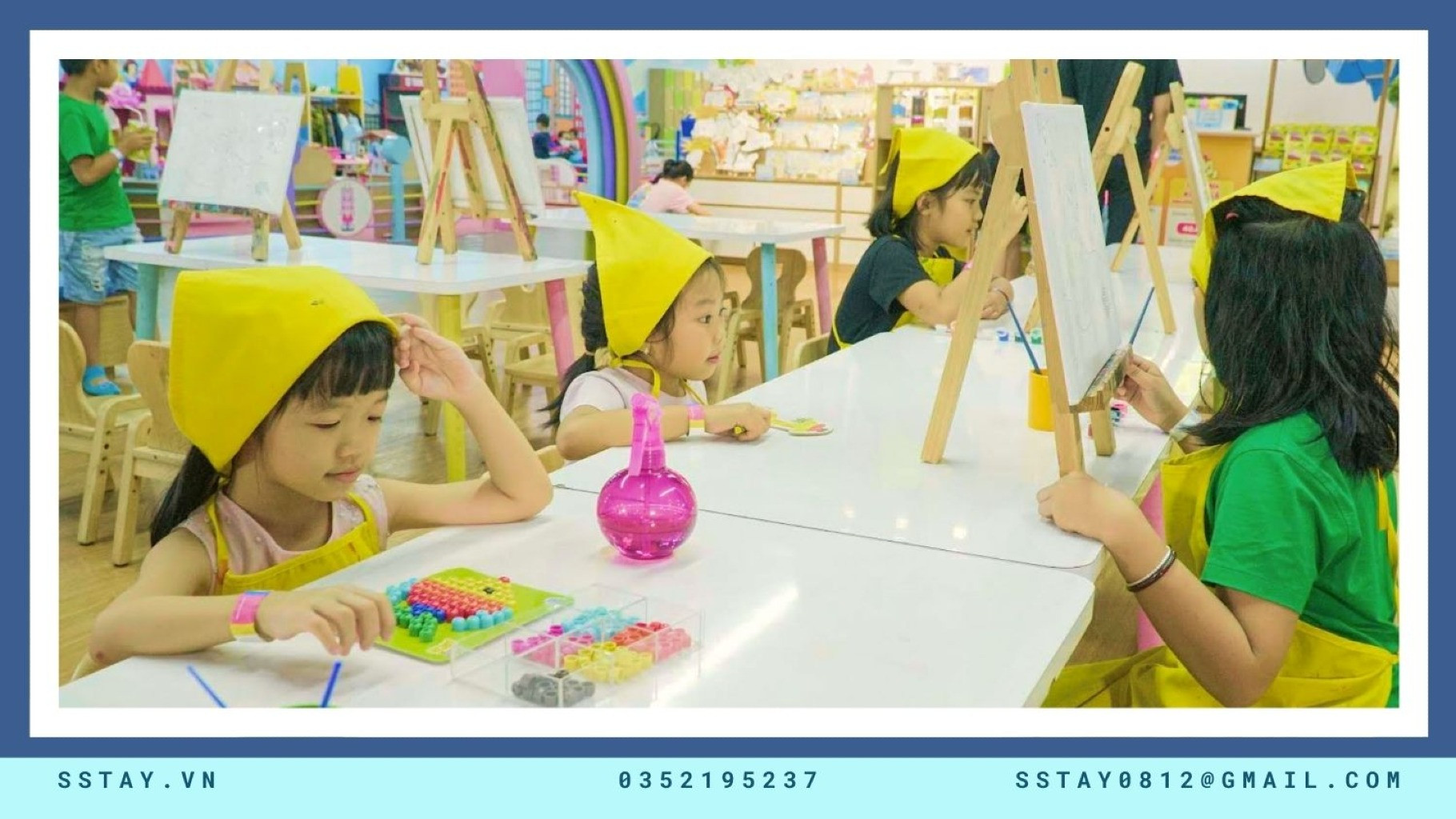 Phòng vẽ tranh và sáng tạo nghệ thuật tại Tiniworld Đà Nẵng