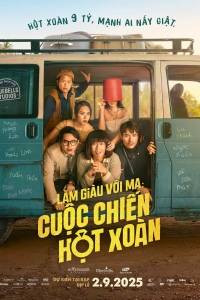 Poster phim hài Làm Giàu Với Ma 2 với các diễn viên vui nhộn và kim cương lấp lánh