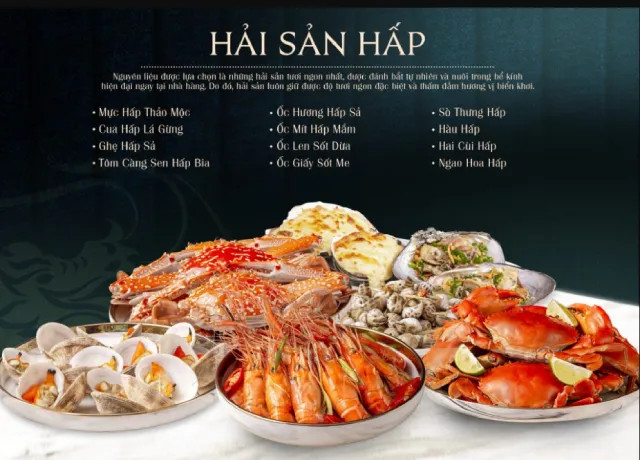 Quầy Hải Sản Hấp