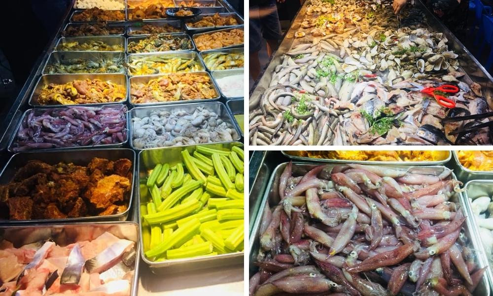 Quầy line phong phú tại Buffet Đại Dương Quận 9
