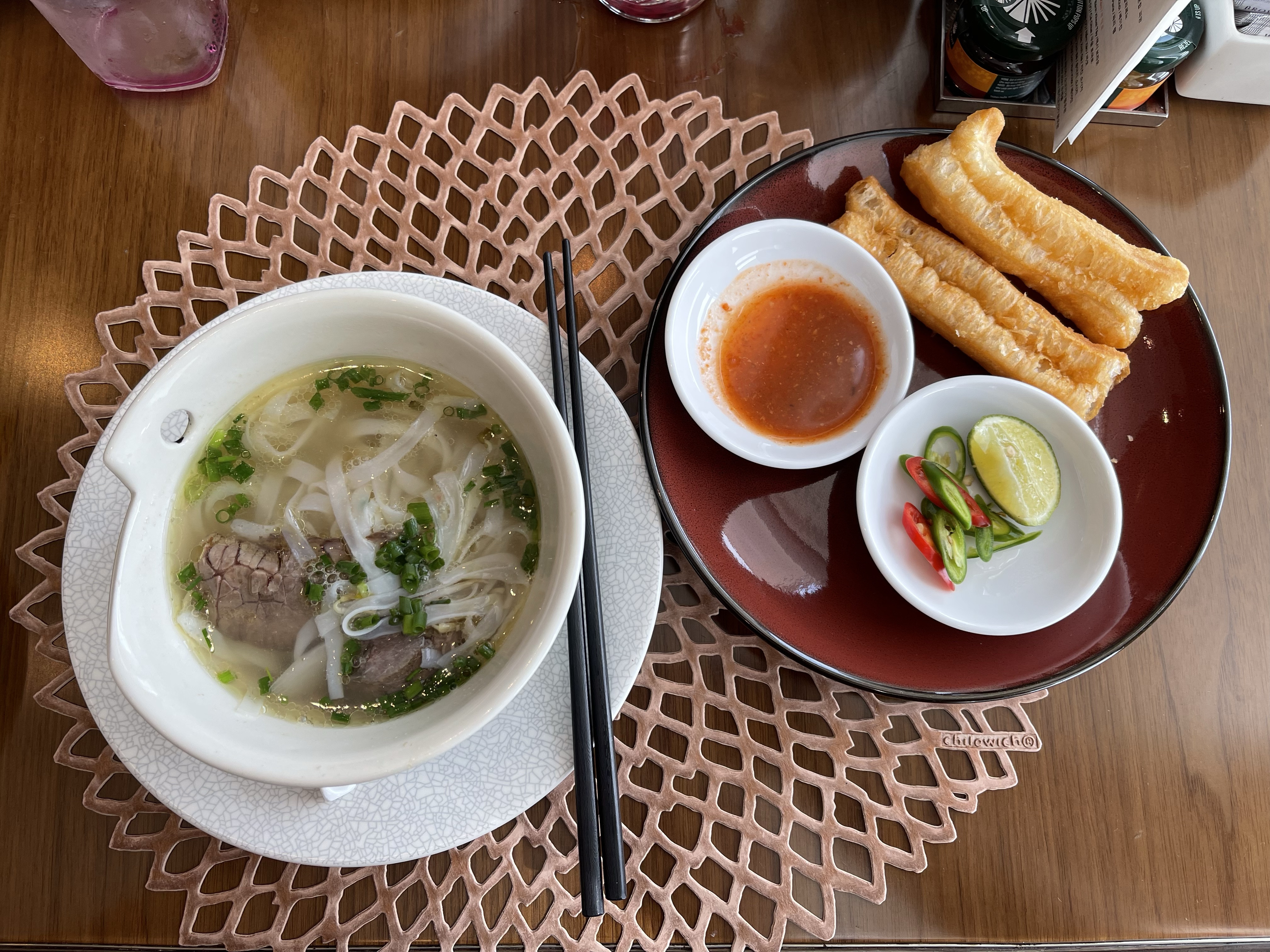 Quầy phở truyền thống tại nhà hàng 3 Spoons của InterContinental Hanoi Landmark72