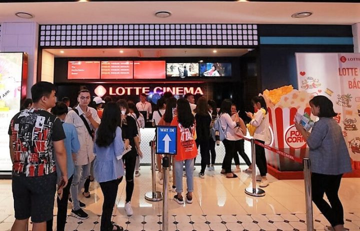 Rạp chiếu phim hiện đại tại Lotte Vincom Bắc Ninh với ghế ngồi thoải mái