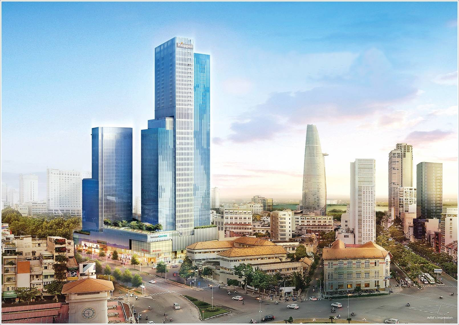 Saigon Center 2 với thiết kế hiện đại, khu phức hợp thương mại và văn phòng tại TP.HCM