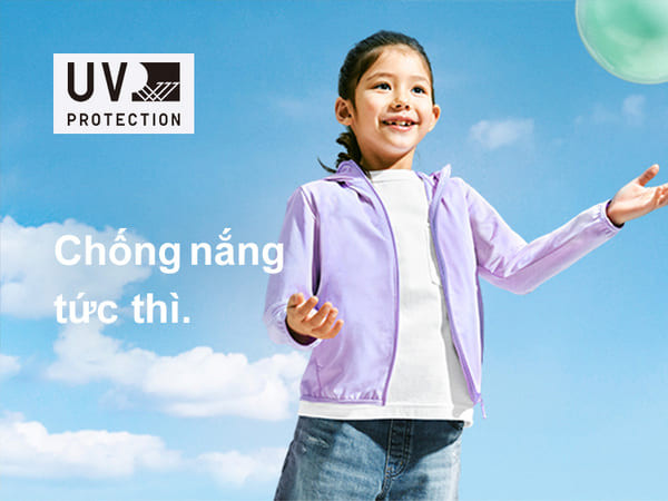 Sản phẩm trẻ em với chất liệu an toàn tại Uniqlo
