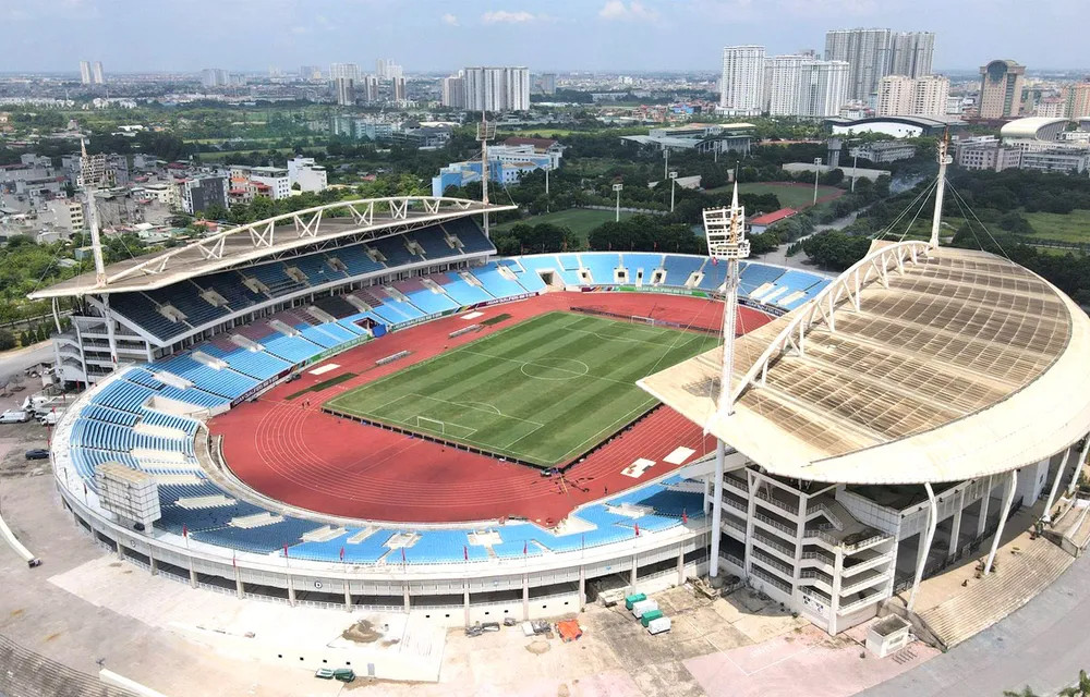 Sân vận động Quốc gia Mỹ Đình gần tòa nhà Keangnam
