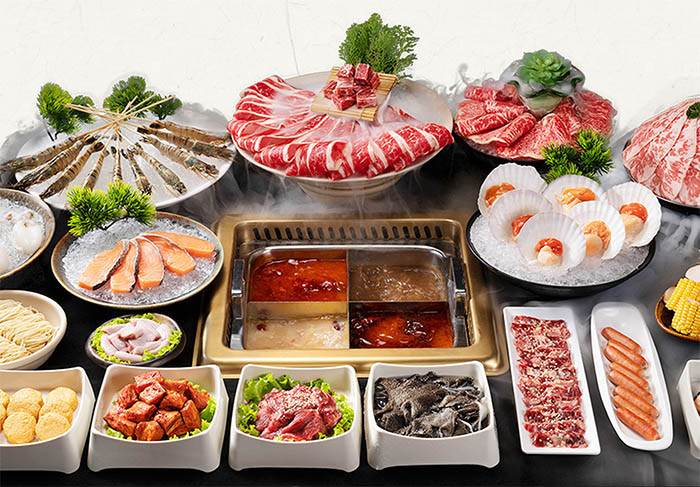 Set lẩu Thái ngon miệng tại Manwah Vincom Trần Duy Hưng