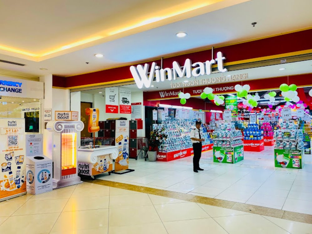 Siêu thị Winmart tại Vincom Thảo Điền, tiện lợi cho việc mua sắm sau khi trải nghiệm photobooth.