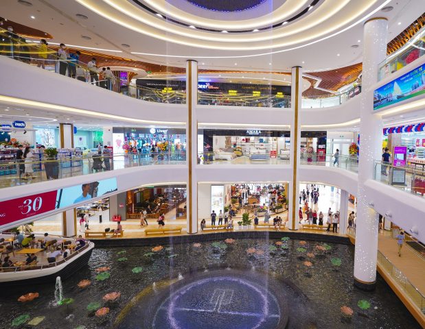 Thiết kế độc đáo và hiện đại tại Vincom Mega Mall Smart City Tây Mỗ