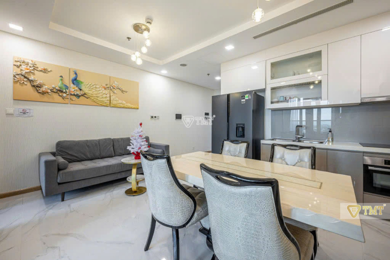 Thiết kế nội thất hiện đại của căn hộ 1 phòng ngủ tại Landmark 81, ảnh hưởng đến giá bán căn hộ landmark 81