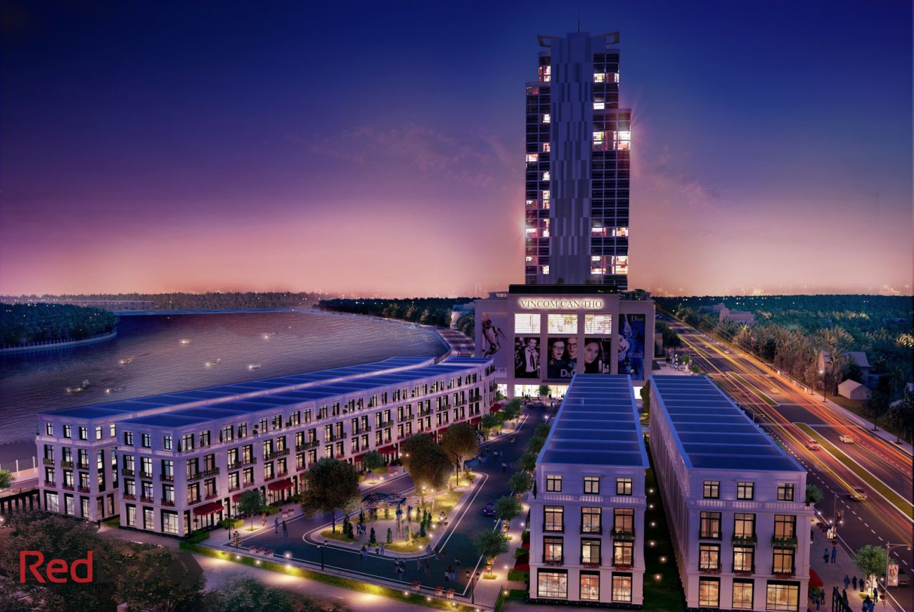 Thiết kế shophouse hiện đại Vincom Cần Thơ