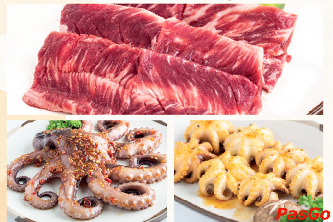 Thịt bò pha lóc chuẩn xác với vân mỡ hài hòa tại Gogi House