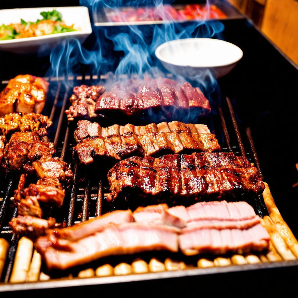 Thịt nướng chuẩn Hàn, sườn non bò Mỹ tại Gogi House Vincom Đồng Khởi.
