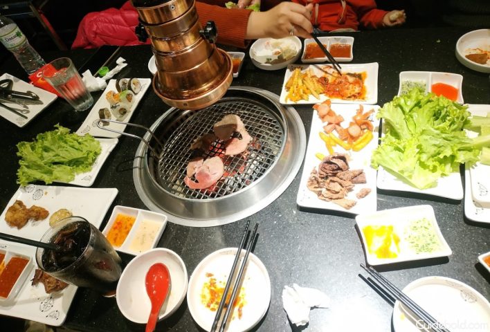 Thực đơn buffet đa dạng tại King BBQ Long Xuyên