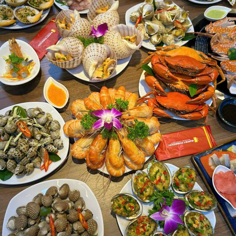 Thực đơn đa dạng của nhà hàng Poseidon tại TP.HCM