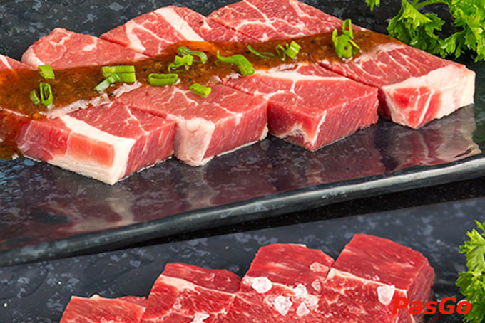 Thực đơn đa dạng thịt bò tại Sumo BBQ Vincom Đồng Khởi