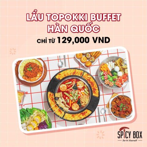 Thực đơn và giá vé tại Spicy Box Vincom Lê Văn Việt