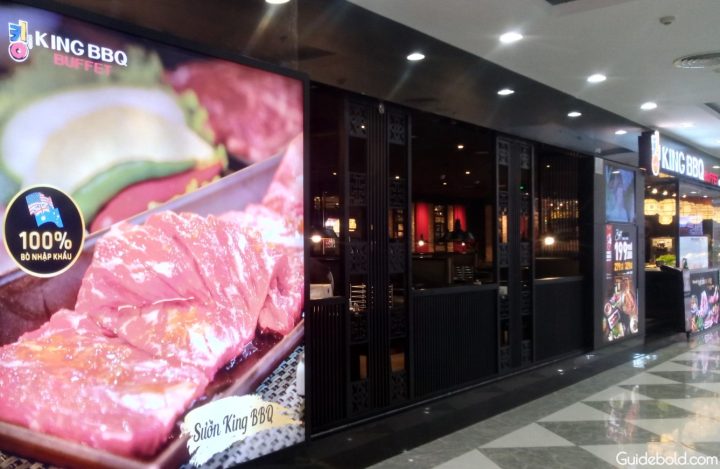 Thực khách thưởng thức thịt nướng tại King BBQ Vincom Rạch Giá