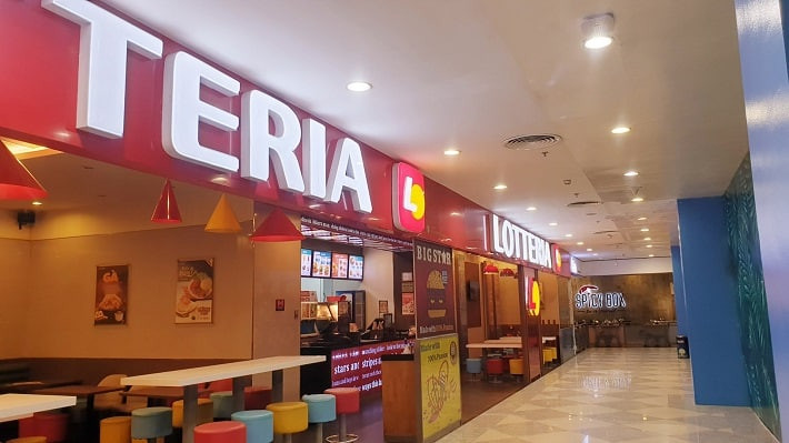 Thương hiệu gà rán Lotteria quen thuộc tại Vincom Thủ Đức với menu đa dạng