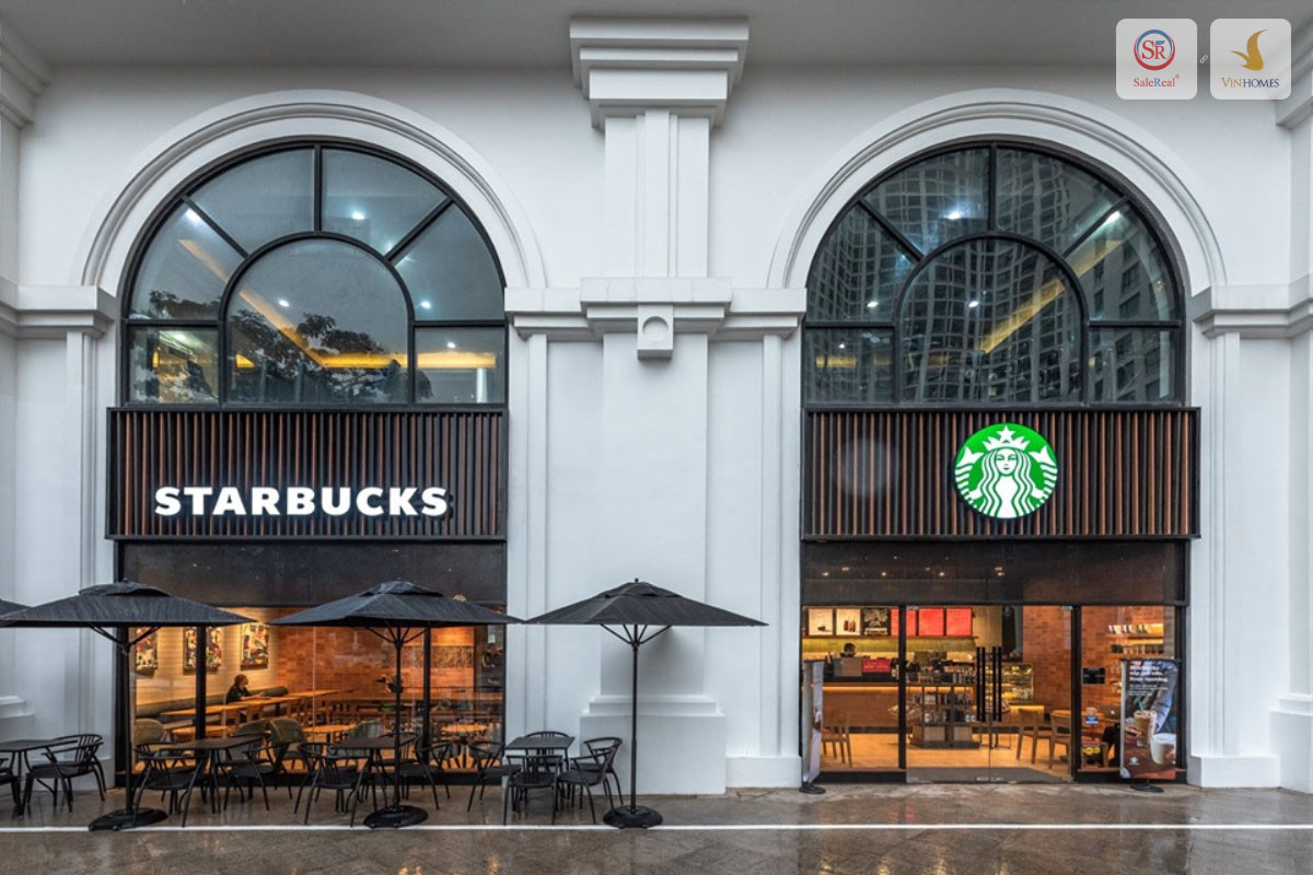 thuong hieu starbucks tai vincom mega mall royal city
