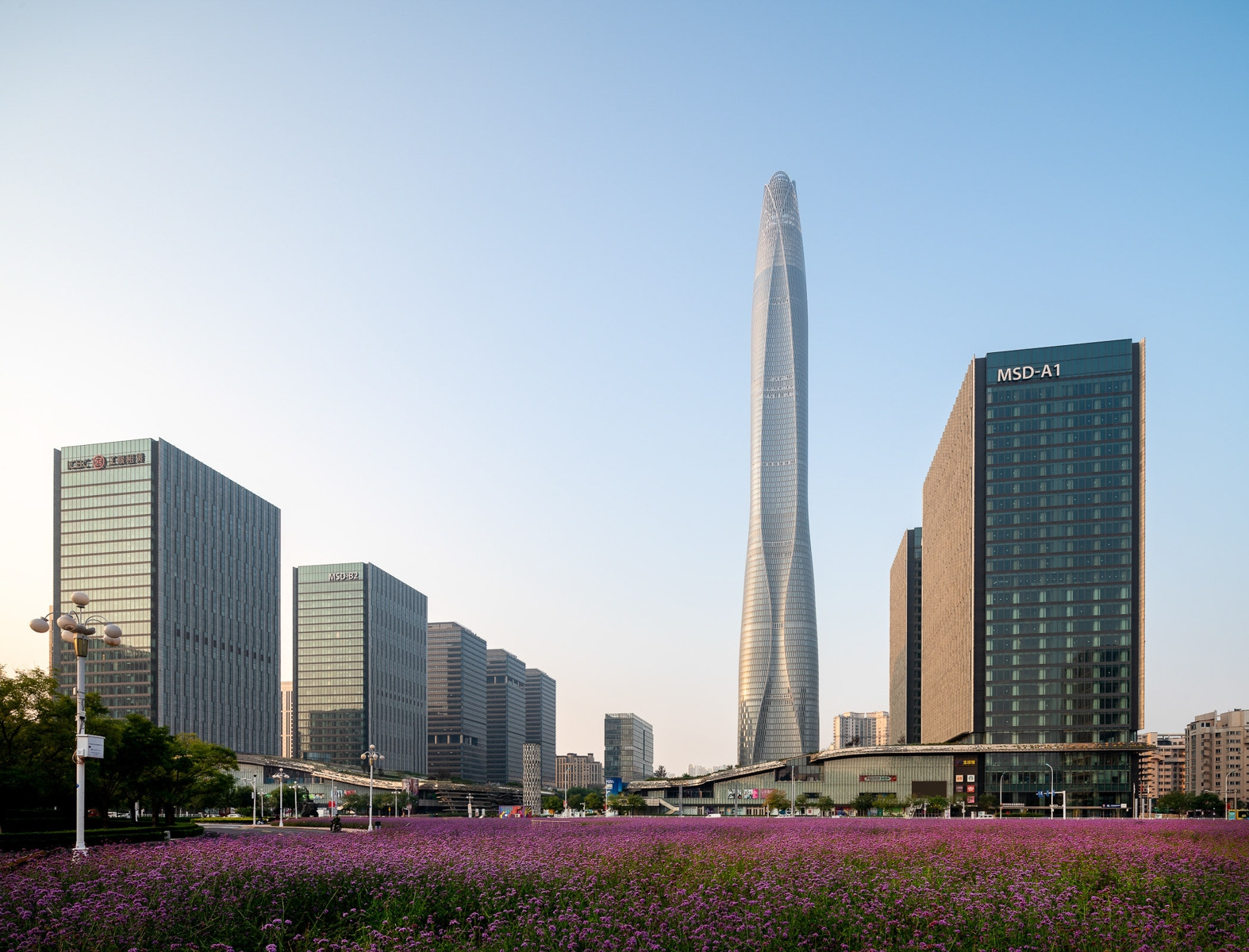 Tianjin CTF Finance Centre đại diện cho sự phát triển và phồn vinh của Thiên Tân, Trung Quốc