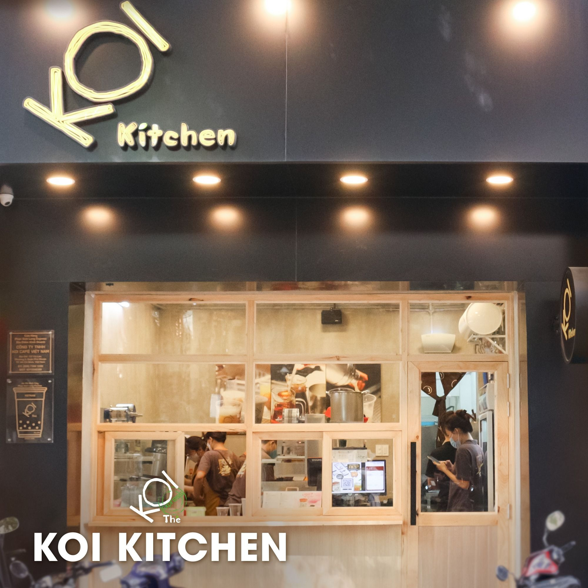 Tiệm KOI Thé Kitchen chuyên phục vụ take away