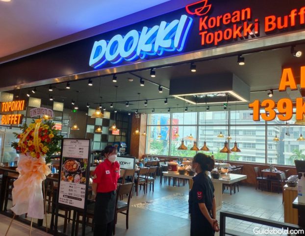 Toàn cảnh Dookki Vincom Rạch Giá với không gian buffet