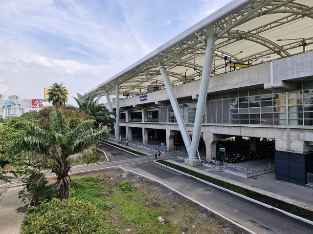 Toàn cảnh Ga Tân Cảng, một phần của hệ thống ga metro Landmark 81