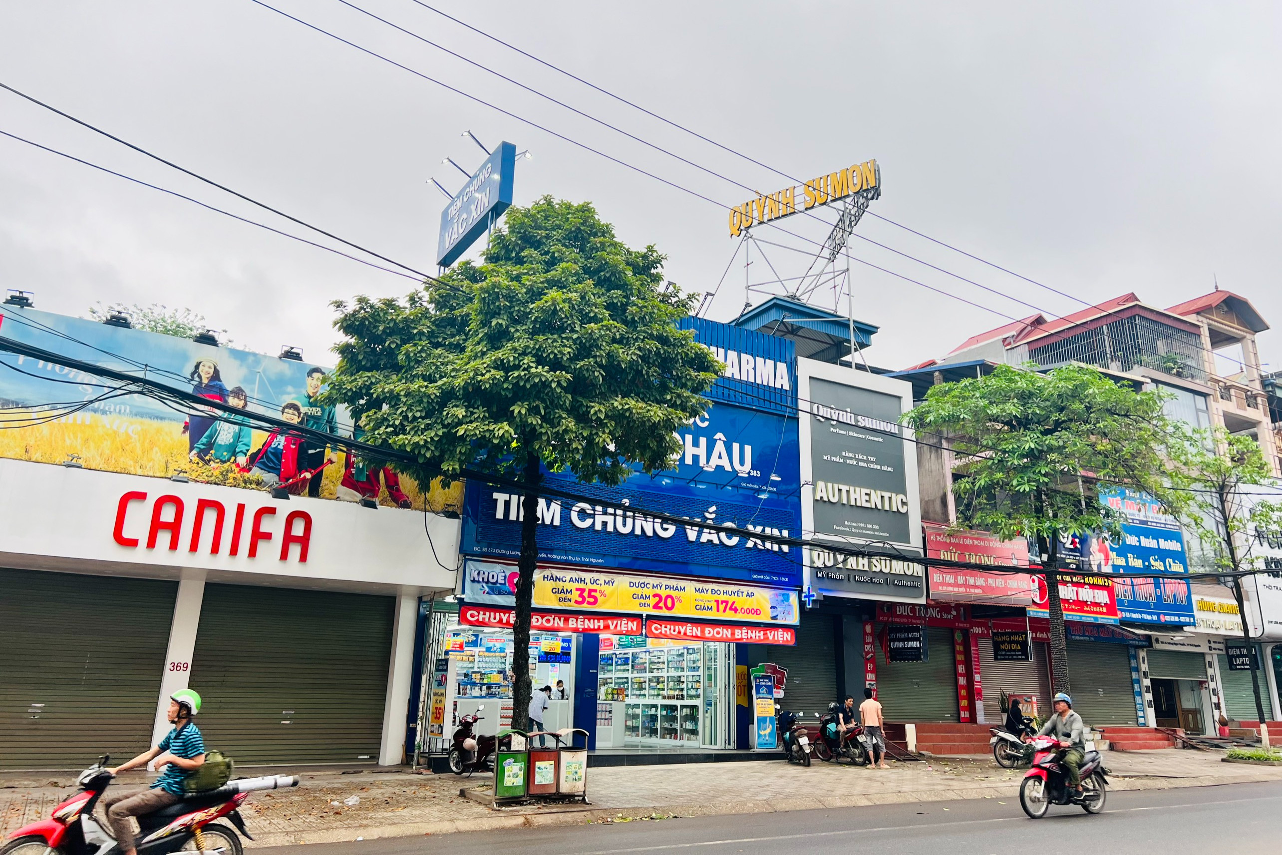 Toàn cảnh mặt tiền một cơ sở tiện ích xung quanh Vincom Thái Nguyên địa chỉ