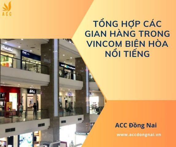 Toàn cảnh trung tâm thương mại Vincom Plaza Biên Hòa với đa dạng các gian hàng