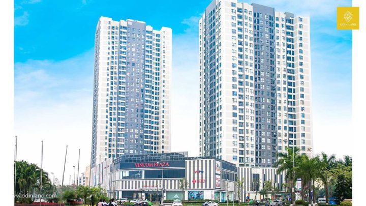 Toàn cảnh Vincom Trần Hưng Đạo nhìn từ trên cao, trung tâm Bắc Ninh