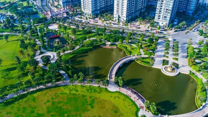 Tổng quan công viên Landmark 81 với diện tích rộng lớn 14ha