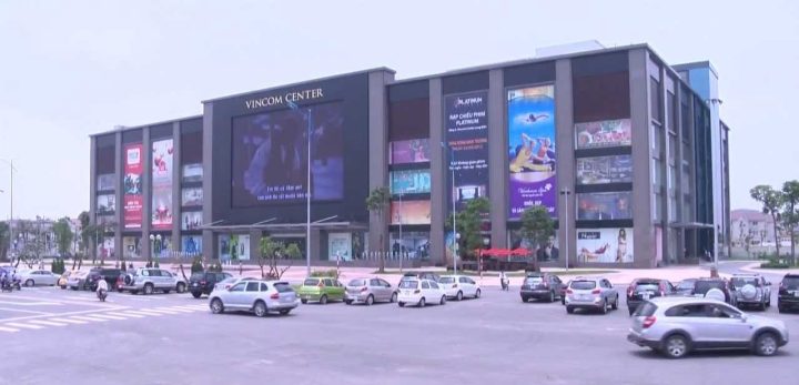 Trung tâm thương mại Vincom Long Biên với kiến trúc hiện đại