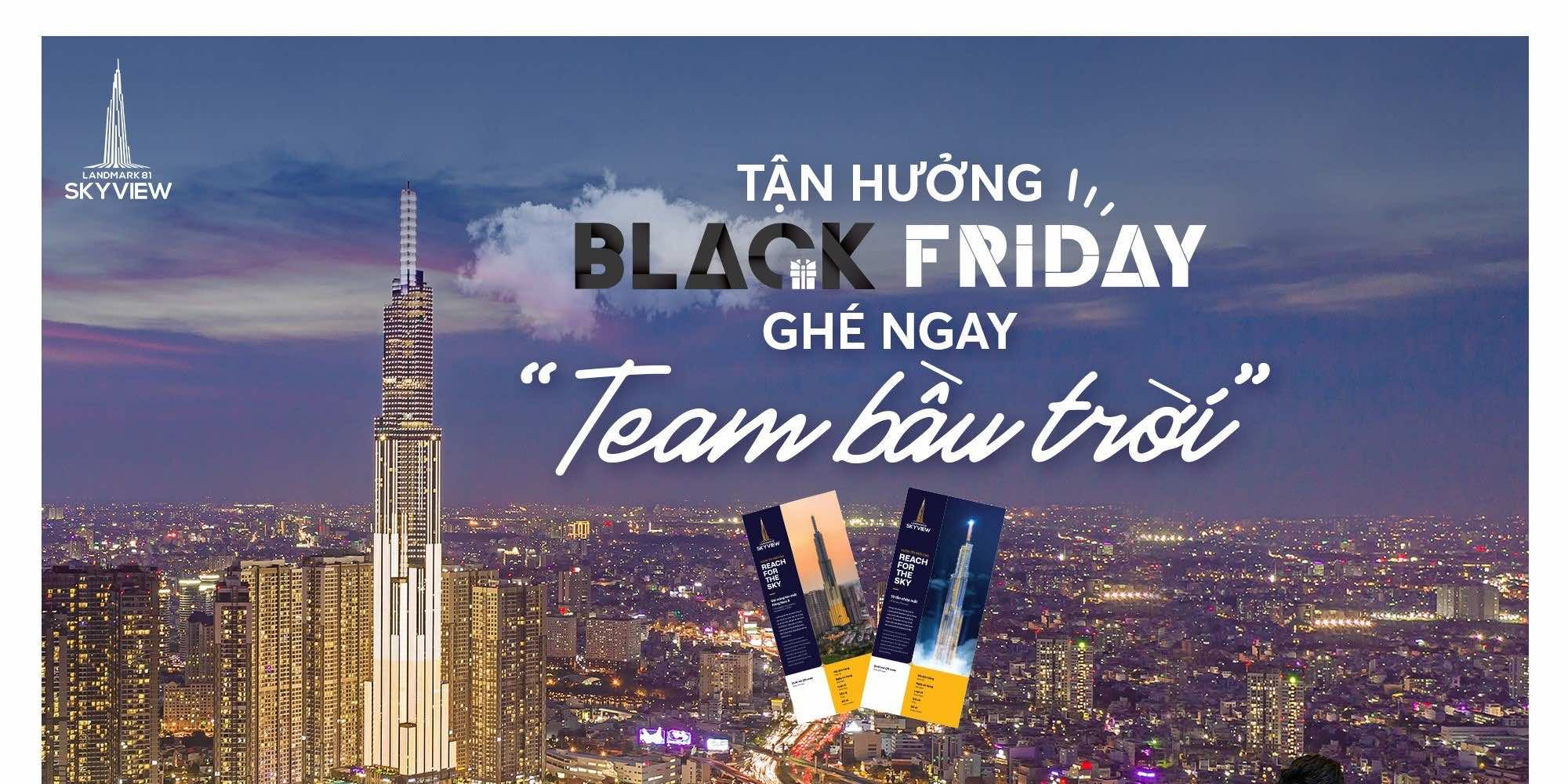 Ưu đãi Vincom Black Friday tại khu vực SkyView Landmark 81