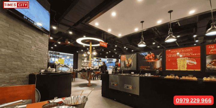 Vị trí đắc địa của Dookki Vincom Times City tại Vincom Mega Mall