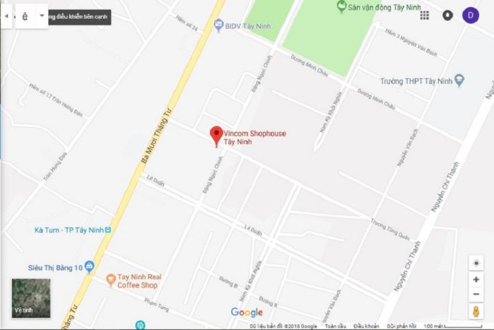 Vị trí Vincom Tây Ninh