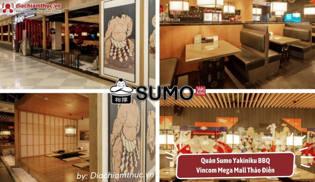 Bàn nướng thịt chuẩn Nhật Bản tại Sumo Yakiniku BBQ ở Vincom Thảo Điền