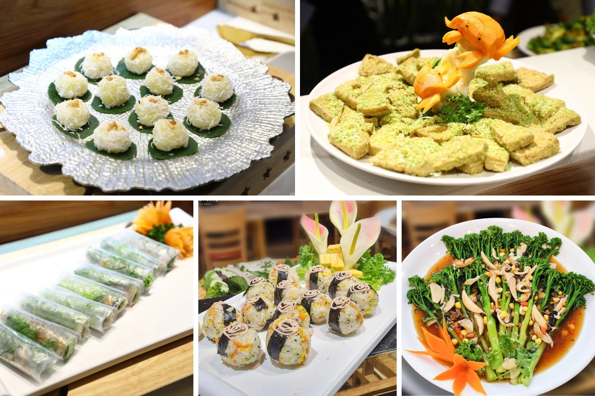 Buffet chay D'Gemma Vincom 3/2 món chính
