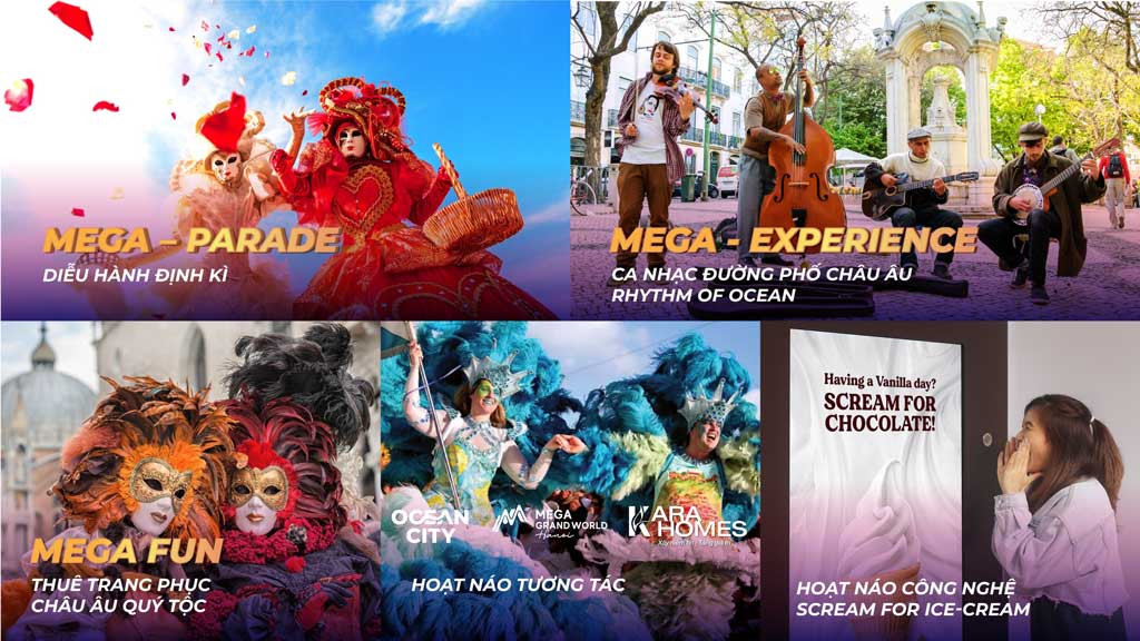 Các show diễn khác tại Mega Grand World