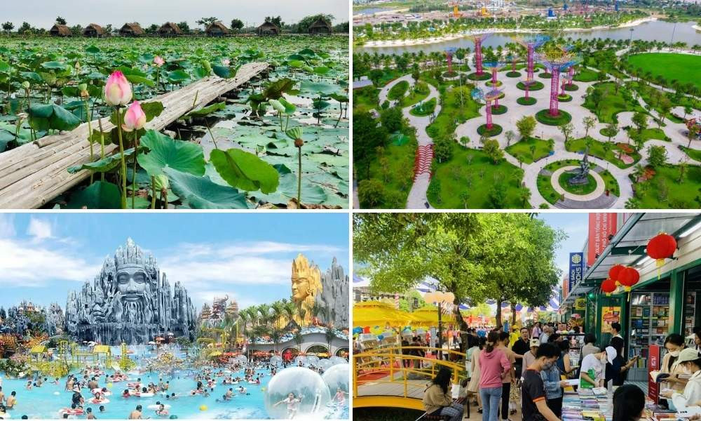 Cảnh quan cây xanh tươi mát gần khu vực Vincom Thủ Đức Lê Văn Việt