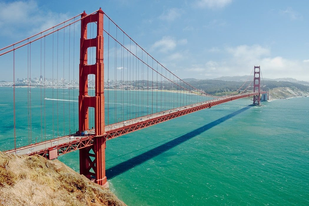 Cầu Cổng Vàng Golden Gate Bridge, biểu tượng của San Francisco