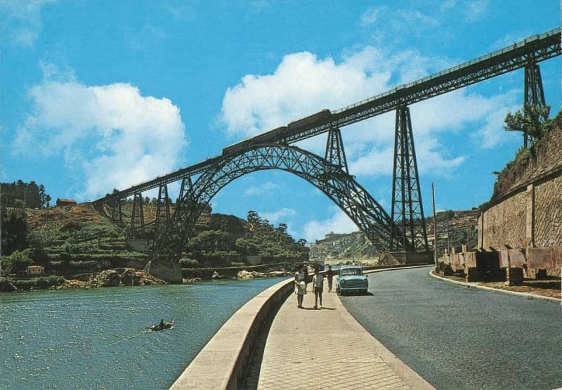 Cầu Maria Pia ở Porto - Bưu thiếp