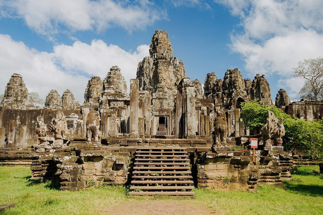 Đền thờ trong quần thể Angkor Wat, kỳ quan ở Campuchia