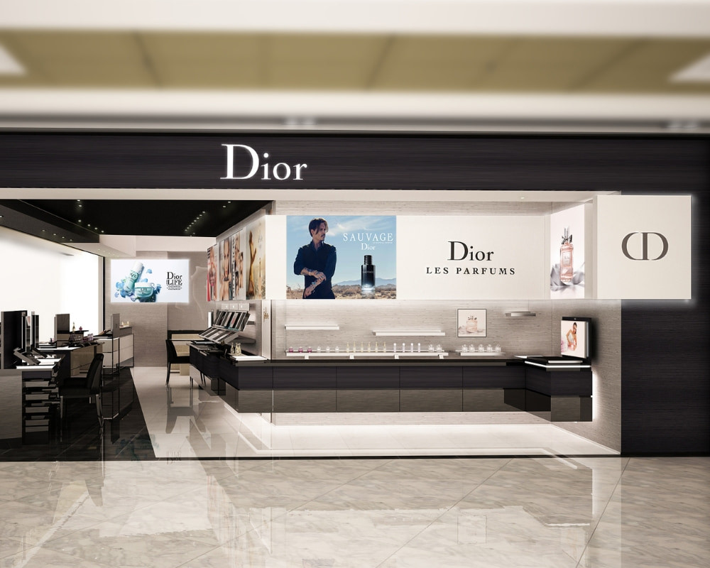 Gian hàng mỹ phẩm cao cấp Dior Vincom Bà Triệu, mang đến trải nghiệm làm đẹp đẳng cấp