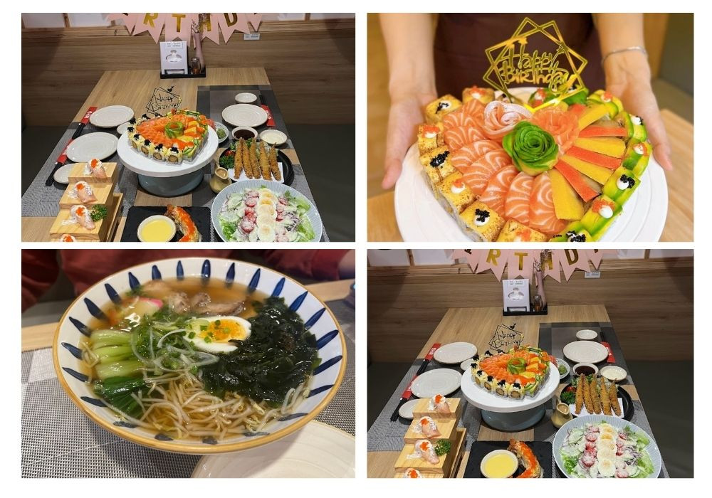 Kai Sushi Bar có menu cực đa dạng với món ăn rất chất lượng